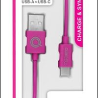 Colour Burst Charge & Sync Micro USB to USB-A Cable Pink
