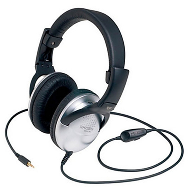 Koss Headphone UR29 Foldable w/volume control Black/Silver