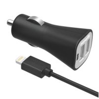 Digipower Car Charger 2.4amp InstaSense 2Port w/5ft Lightng