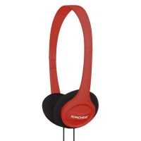 Koss Headphone KPH7 Portable On Ear Red