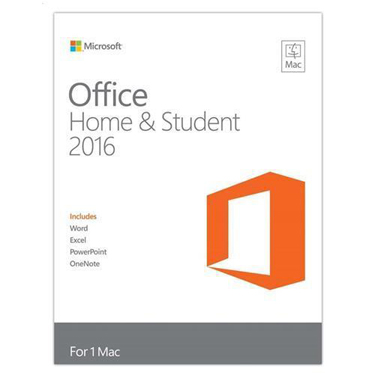 Microsoft Office 2016 Home & Student Mac PKC English