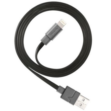 Ventev Charge & Sync Lightning Cable 3.3ft Black MFI