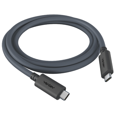 Ventev Charge & Sync USB-C to USB-C 2.0 Cable 6ft Gray