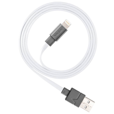Ventev Charge & Sync Lightning Cable 6ft White MFI