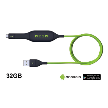 MEEM Memory Cable for Android Back-Up & Charge 32GB