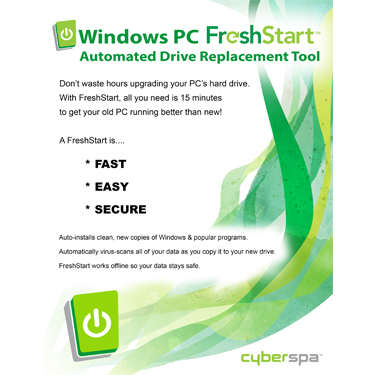 CyberSpa FreshStart Automated Drive Replacement Tool ADRT