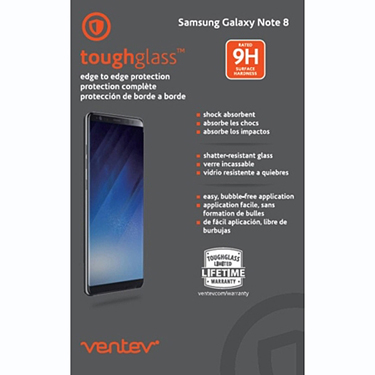 Ventev Tempered Glass Screen Protector Galaxy Note 8