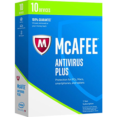 Mcafee Antivirus 10-User 1Yr