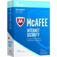 McAfee Internet Security 10-Devices 1-Year PC/Mac/Android