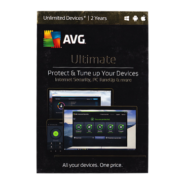AVG Ultimate Unlimited Devices Int. Security & Tuneup 2Yr BIL
