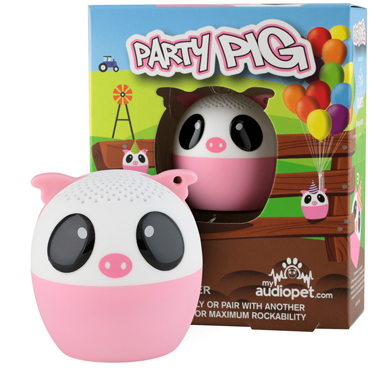 My Audio Pet Bluetooth Speaker Pig -  Party Pig