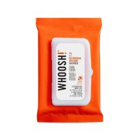 Whoosh! Screen Shine Wipes 20 20 Wipes + Cloth Non-Toxic Alcohol & Ammonia Free Formula