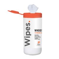 Whoosh! Screen Shine Wipes 70 Wipes Canister + Cloth Non-Toxic Alcohol & Ammonia Free Formula