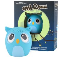 My Audio Pet Bluetooth Speaker Owl Blue - OwlCappela TWS & Lanyard Included 3 Watts Built in Mic Selfie Remote