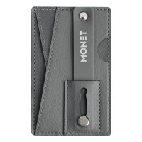 Monet Universal Phone Wallet RFID with kickstand Steel Gray
