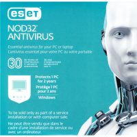 Eset Nod32 Antivirus 1-User 2-Year BIL PC/Mac