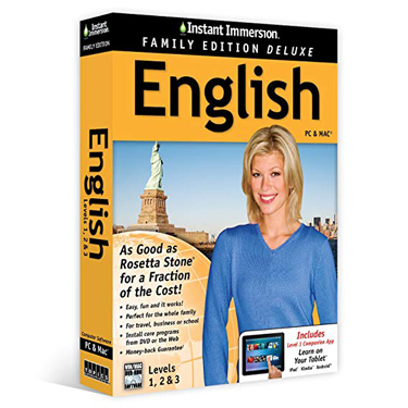 Instant Immersion Family Edition English Level 1-3 BIL PC/Mac