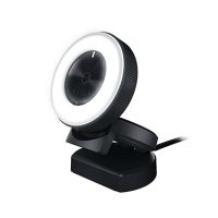 Razer Webcam Kiyo 4MP HD 1080p Ring Light Backlit Black