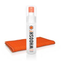 Whoosh! Screen Shine 30mL Go Spray with 1 Cloth 6in x 6in Non-Toxic Alcohol & Ammonia Free Formula