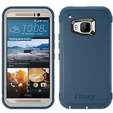 OtterBox HTC One M9 Defender Grey Blue Casual Blue
