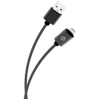 iEssentials Charge & Sync Cable Micro Braided 6ft Black
