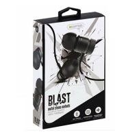 iEssentials Earbud Blast with Mic Black 3.5mm