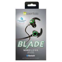 iEssentials Earbud Bluetooth Blade Sport w/Mic Black/Green