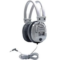 HamiltonBuhl Headphone SchoolMate Deluxe with Volume Control 3.5mm