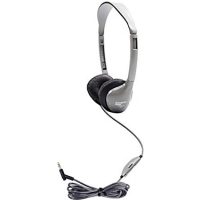 HamiltonBuhl Headphone SchoolMate with vol Dura-Cord Silver 3.5mm