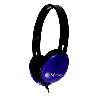 HamiltonBuhl  Headphones Primo Dura-Cord 5ft Blue