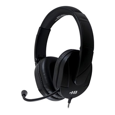 HamiltonBuhl Headset Over Ear Deluxe Stereo w/Gooseneck Mic