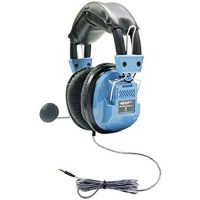 HamiltonBuhl Headset Over Ear Deluxe w/Gneck Mic TRRS Plug