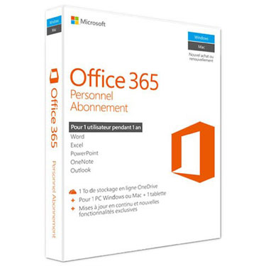 Microsoft Office 365 Personal Version Francaise