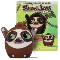 My Audio Pet Bluetooth Speaker Sloth - Slow Jam TWS & Lanyard Included 3 Watts Built in Mic Selfie Remote