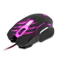 Xtech Mouse USB Wired Lethal Haze 6 button 4 Colour Gaming