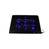 Xtech Kyla Laptop Cooling Pad Gaming Blue LED Fans 2 USB