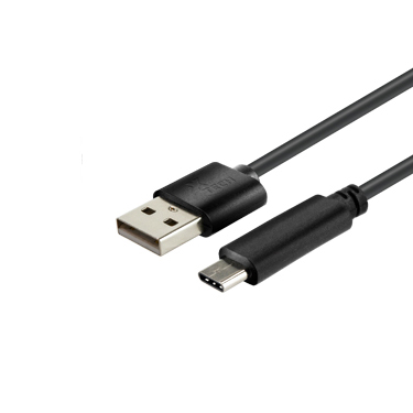 Xtech Charge & Sync USB-A to USB C 6ft Black