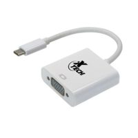 Xtech Adapter VGA Female to USB-C Male White Nickel Plated