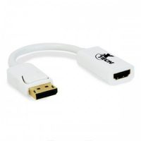 Xtech Adapter Display Port Male to HDMI Female White