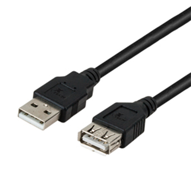 Xtech Extension Cable USB 2.0 A Male to A Female 15ft Black