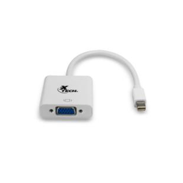 Xtech Adapter Mini Display Port Male to VGA Female White