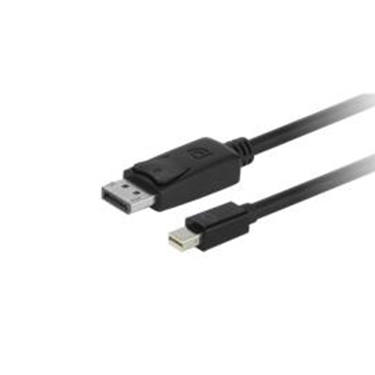 Xtech AV Cable Mini Display Port Male to Display Port Male 6ft Black