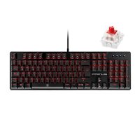 Primus Gaming Keyboard Ballista Mechanical with Anti-Ghosting Technology 100T Red Switch Silent 9 Different Light Effects BIL Packaging - Black