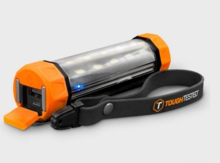 Tough Tested Flashlight / Worklight 20 Watt Illuminates up to 90ft  - Power Bank 3300mAh Waterproof IP66  with Magnets Bike Mount Included
