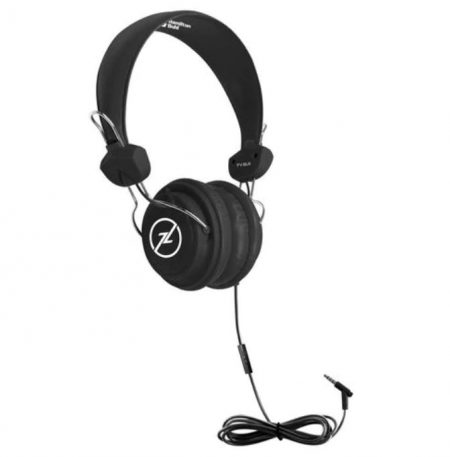 HamiltonBuhl Headset On Ear Favoritz with Mic Dura-Cord Black 3.5mm