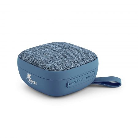 Xtech Bluetooth Speaker 3W Yes Blue with 3.5mm Auxiliary Cable