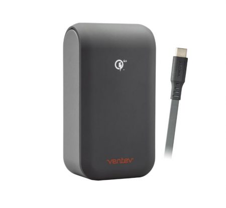 Ventev Wall Charger 1P USB-C 27W Fast w/USB-C to C Cable