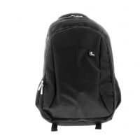 Xtech Backpack 15.6in Front Accessory Pocket with Interior Organizer Metal Zippers - Black
