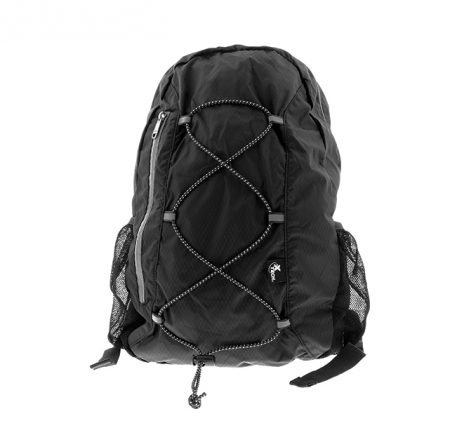 Xtech Backpack Foldable Compact Water Rep Nylon Black