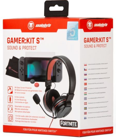 Snakebyte Nintendo Switch Sound & Protect Gamer Kit